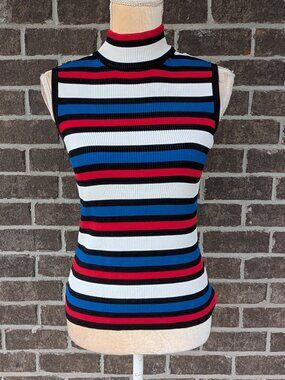 Vintage City Silk Turtleneck Top